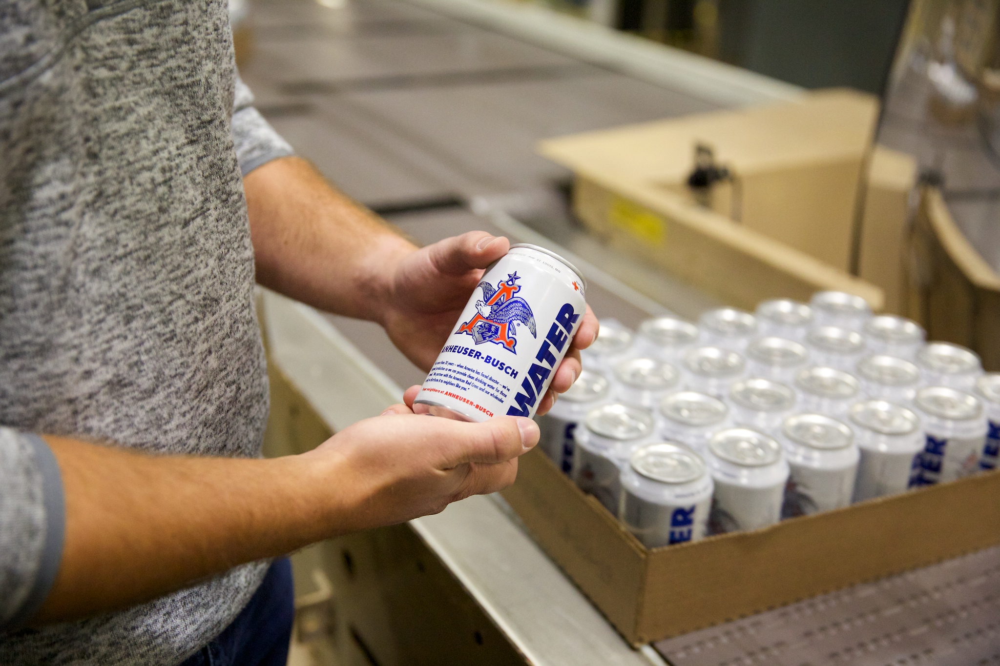 Anheuser-Busch Sending 250,000 Cans of Water to Nebraska and Iowa to Support Flood Relief Efforts